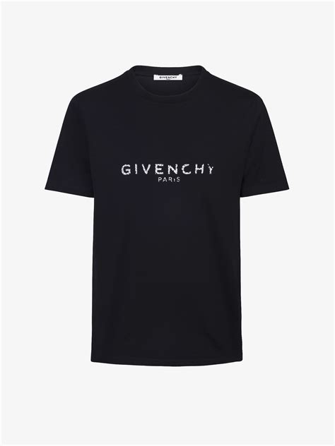 blurred givenchy paris oversized t shirt|Givenchy t shirts.